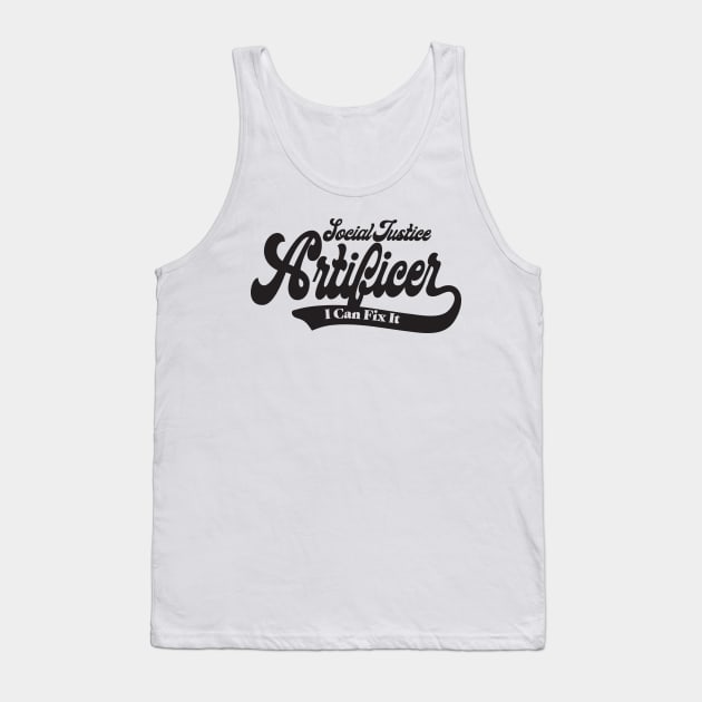 Social Justice D&D Classes - Artificer #2 Tank Top by DungeonMomDesigns